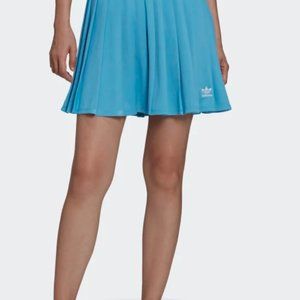 Adidas Adicolor Classics Women's Club Pleat Tennis Skirt Sports NWT Size XS Blue
